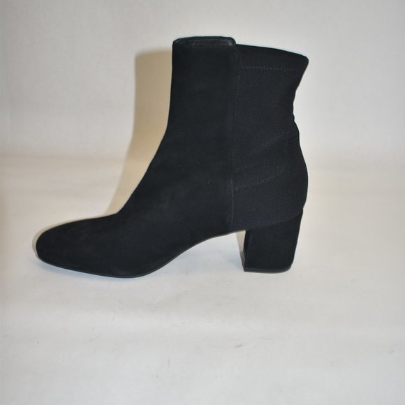 STUART WEITZMAN Marysol Suede and Neoprene Ankle Boots Size 8.5 - Picture 4 of 10